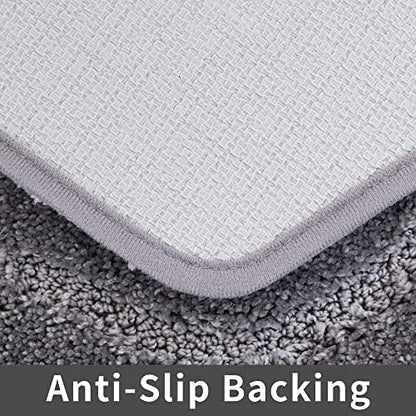COSY HOMEER Non-Slip Bath Mat Extra Thick Absorbent Plush Washable