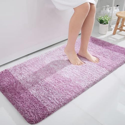OLANLY Bathroom Runner Rug 40x24, Extra Soft Absorbent Microfiber Bath Rugs
