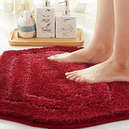 COSY HOMEER Non-Slip Bath Mat Extra Thick Absorbent Plush Washable