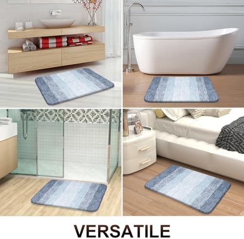 OLANLY Small Bathroom Rugs 30x18, Extra Soft Absorbent Microfiber Bath Rugs