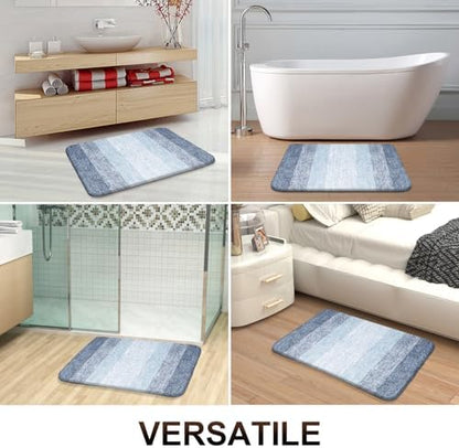 OLANLY Bathroom Runner Rug 54x24, Extra Soft Absorbent Microfiber Bath Rugs