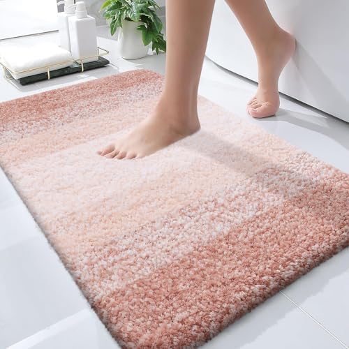 OLANLY Bathroom Rugs Mat 36x24, Extra Soft Absorbent Microfiber Bath Rugs