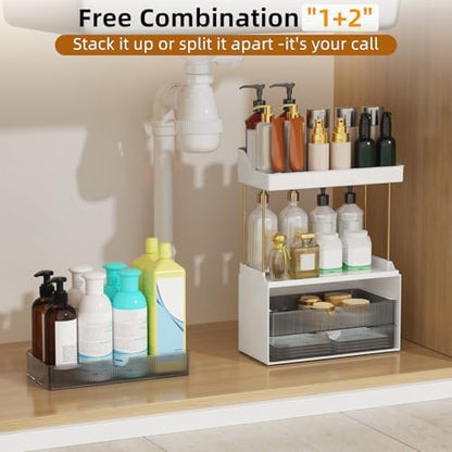StorBin Arcylic 5-Tier Makeup & Skincare Organizer for Vanity, Bath