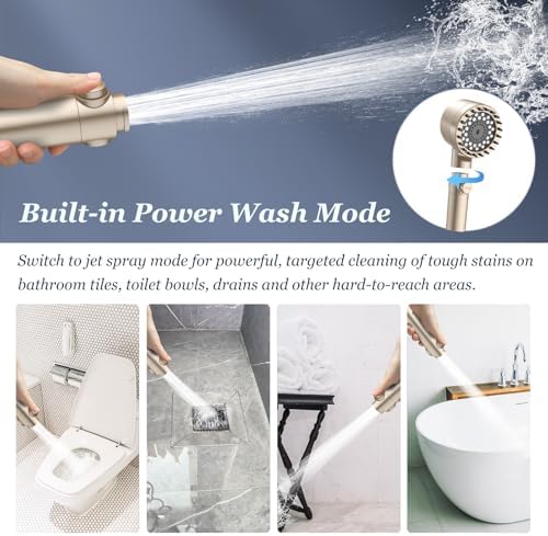 FEELSO Filtered Shower Head with Handheld, High Pressure Shower Filter Head