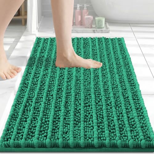 Arotive Bathroom Rugs Mat 24x16, Soft Absorbent Chenille Shaggy Bath Mat