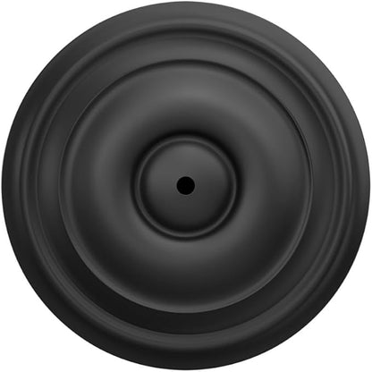 Schlage F40 GEO 622 Georgian Door Knob, Bed & Bath Privacy Lock, Matte Black