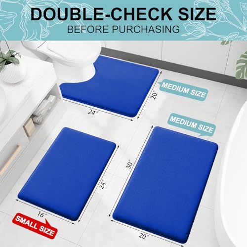 Smiry Memory Foam Bath Mat 36x24, Extra Soft and Absorbent Bathroom Rugs