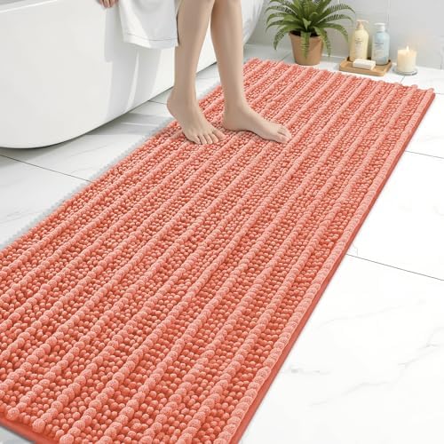 Arotive Bathroom Rugs Mat 70x24, Soft Absorbent Chenille Shaggy Bath Mat