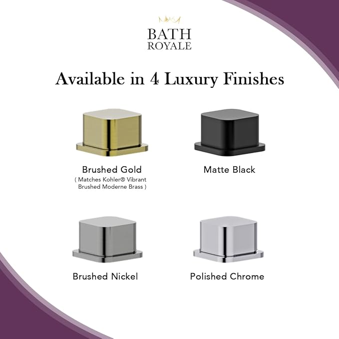 Bath Royale Pasha Pressure Balancing Shower Valve - All Metal, Anti-Scald, Brushed Nickel