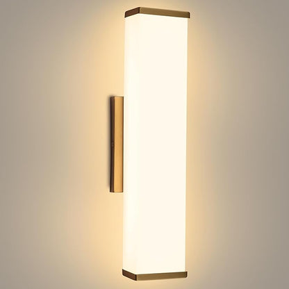 Kalium 16in Modern Wall Sconces, Dimmable Bathroom Vanity Lights, 3000K Warm White LED Indoor Sconces Lighting for Bathroom, Stairs, Living Room, Bedroom. Hardwired.