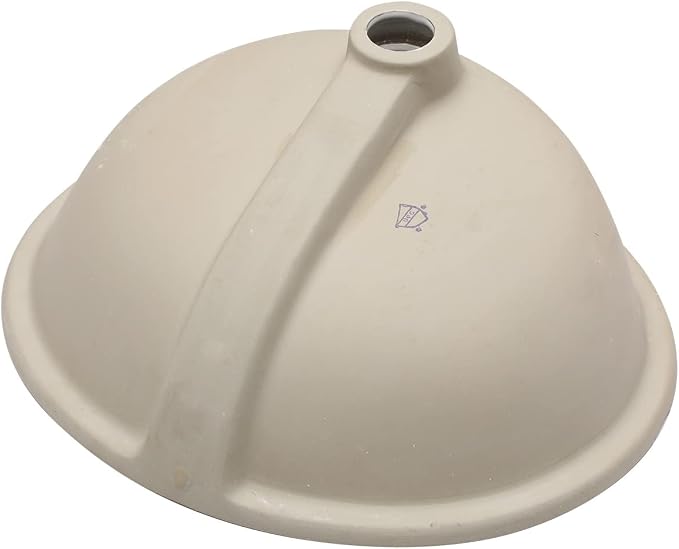 Lordear Undermount Bathroom Sink 19x16 Inch Bathroom Vanity Sink Undermount Round White Porcelain Ceramic Bathroom Under Counter Lavatory Vanity Sink Basin with Overflow