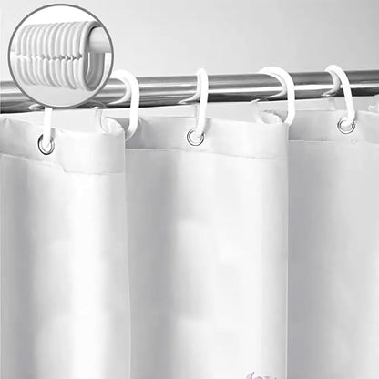 Sanzugh Purple Floral Shower Curtain, Cute Boho Watercolor Flower Wildflower Leaves Butterfly White Fabric Shower Curtains Set for Bathroom Decorative with Hooks 72 X 78 inch Spring Bath Decor
