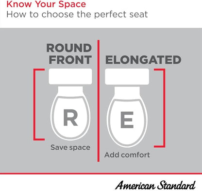 American Standard 5901100SS.020 Heavy-Duty Commercial Elongated Toilet Seat, White