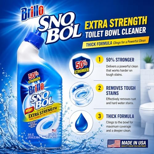 Brillo SnoBol Extra Strength Toilet Bowl Cleaner 24 Fl Oz (Pack of 1)
