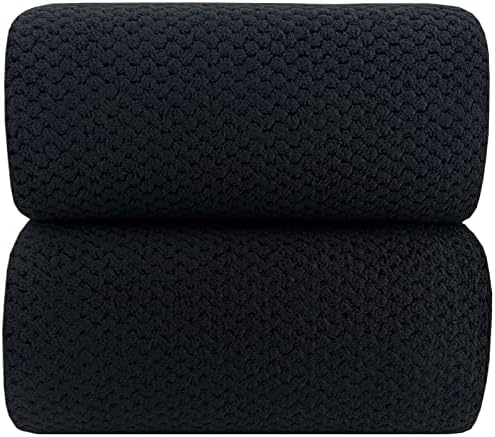 YTYC 39x78 Bath Sheets,Towels for Bathroom,Black,2-Pieces