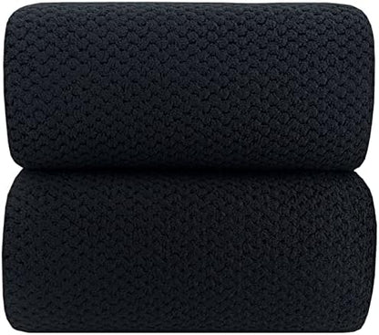 YTYC 39x78 Bath Sheets,Towels for Bathroom,Black,2-Pieces