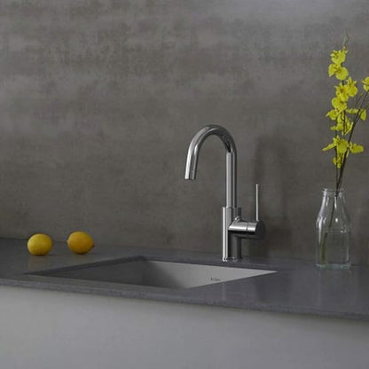 KRAUS Spot Free Oletto Single Handle Kitchen Bar Faucet in All-Brite Stainless Steel Finish, KPF-2600SFS (Pack of 1)