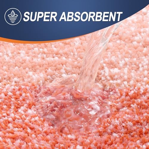 OLANLY Bathroom Runner Rug 45x27, Extra Soft Absorbent Microfiber Bath Rugs