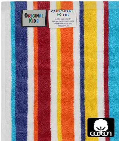 ORIGINAL KIDS Hand Towels - 6 Pack 16x27 inch 100% Cotton Soft Hand Towels