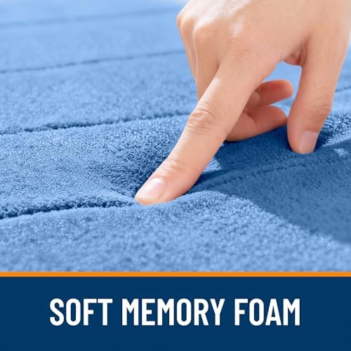 OLANLY Memory Foam Long Bathroom Rugs Runner 59x20, Super Soft Absorbent