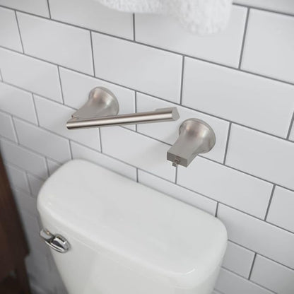 Pfister BPHPFM0GS Pfirst Modern Toilet Paper Holder, Spot Defense Brushed Nickel (Pack of 3)