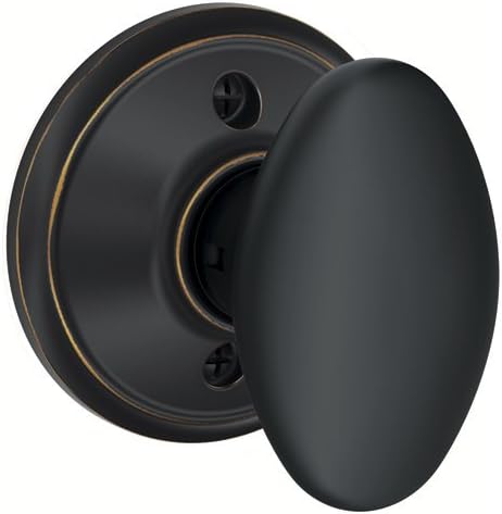 SCHLAGE FA170 DNB 716 RCAL RCS Aged Bronze Danbury Single Dummy Knob