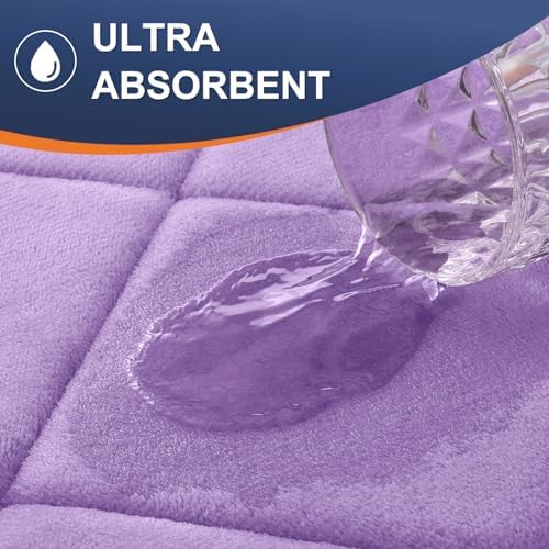 OLANLY Memory Foam Bath Mat 70x24, Ultra Soft and Absorbent Bathroom Rugs