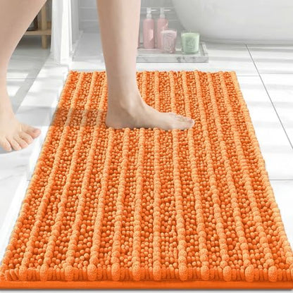 Arotive Bathroom Rugs Mat 24x16, Soft Absorbent Chenille Shaggy Bath Mat