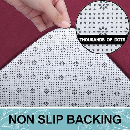 Smiry Memory Foam Bath Mat 59x24, Extra Soft and Absorbent Bathroom Rugs