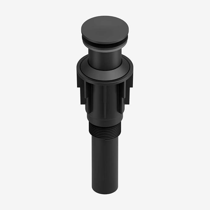 Vessel Sink Faucet Black Waterfall Bathroom Faucet with Drain Assembly | Stainless Steel,Single Handle One Hole,Deck Mount,Modern Bowl Sink Faucet,with 3/8" Supply Hose,Lead-Free by Bathfinesse