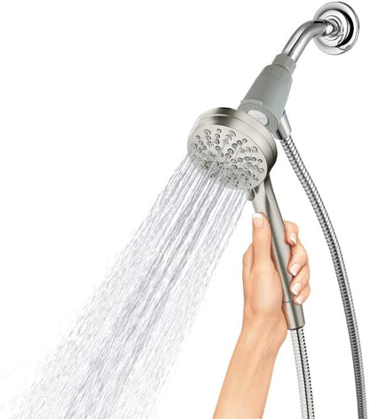 Moen Engage Magnetix Shower Head with Handheld Sprayer,6 Spray Functions,Spot Resist Brushed Nickel,26100EPSRN,(Pack of 2)