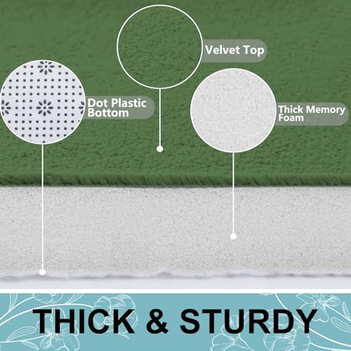 Smiry Memory Foam Bath Mat 36x24, Extra Soft and Absorbent Bathroom Rugs