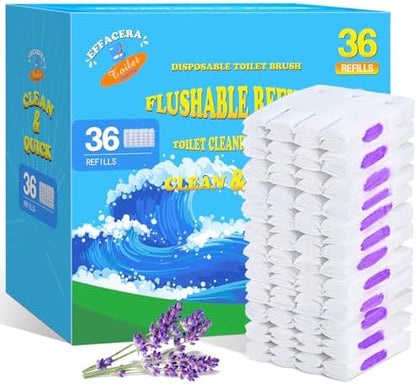 36 Count Flushable Toilet Bowl Cleaner Refills, Toilet Cleaner Refill Pads