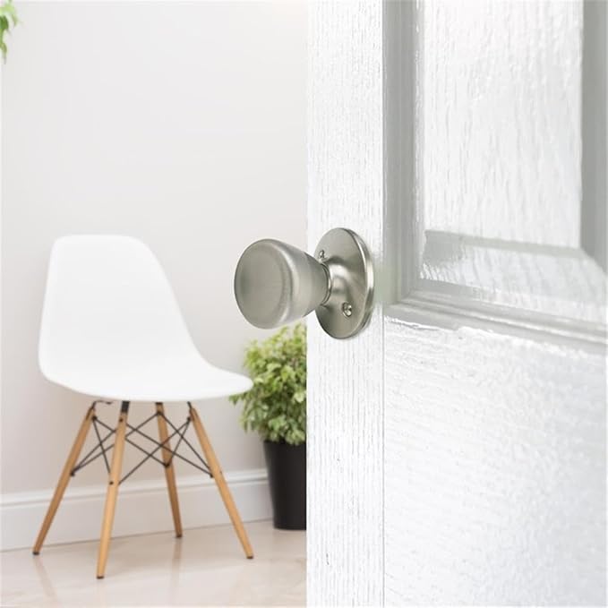 Design House 781898 Tulip Dummy Door Knob Satin Nickel