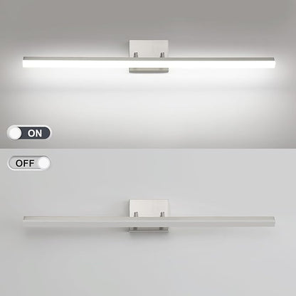 36in LED Vanity Light, 36W 2500LM Modern Brushed Nickel Adjustable Bathroom Light Fixture Over Mirror, Dimmable Light Bar 5000K Cool White