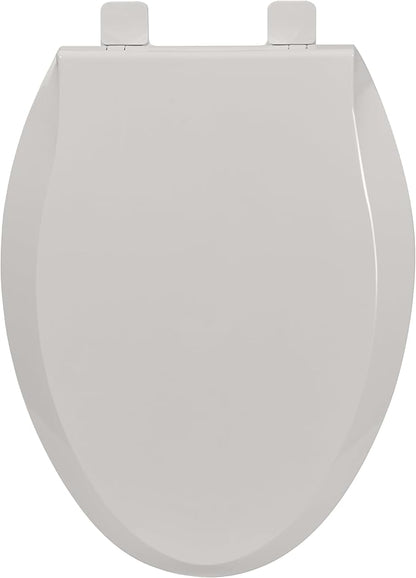 Toilet Seat, Elongated Toilet Seat with Toddler Seat Built in, Potty Training Toilet Seat Elongated Fits Both Adult and Child, with Slow Close and Magnets- Elongated Biscuit
