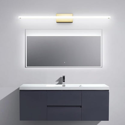 48inch Gold LED Bathroom Vanity Light Bar 40W Modern Bath Light Fixture Over Mirror Vanity Light Cool White 6000K