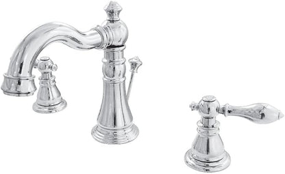 Kingston Brass FSC1971ACL American Classic Widespread Lavatory Faucet, 5-5/16" Spout Reach, Polished Chrome