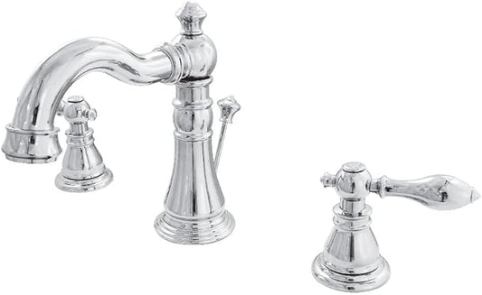 Kingston Brass FSC1971ACL American Classic Widespread Lavatory Faucet, 5-5/16" Spout Reach, Polished Chrome