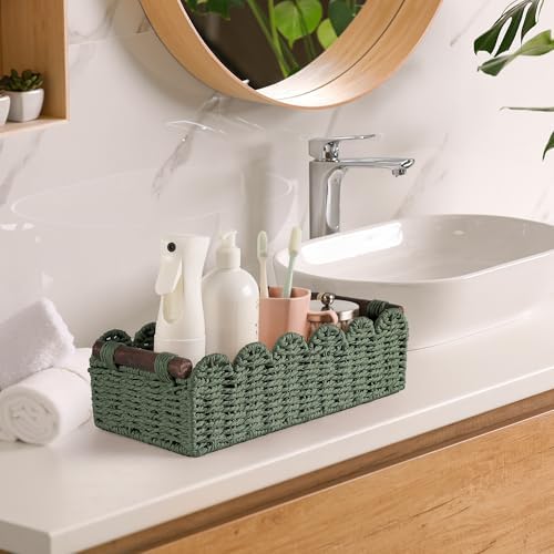 Bathroom Decor Basket for Toilet Paper Storage Baskets For Organizing