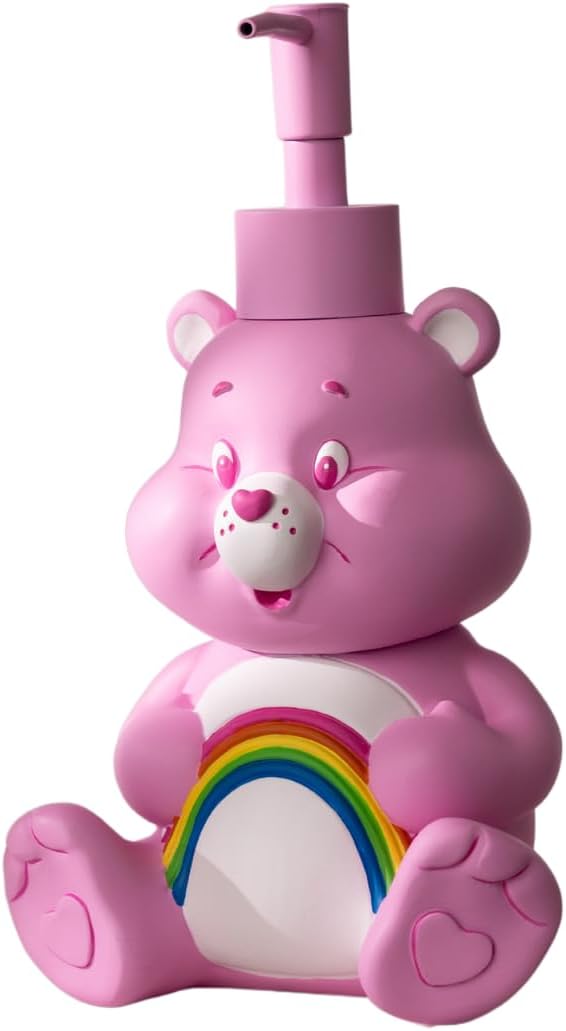 Care Bears Cheer Bear Soap/Lotion/Hand Sanitizer Resin Pump Dispenser, 10.36 Ounces, (Officially Licensed Product) by Franco