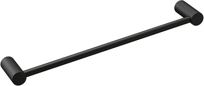 Moen Align Matte Black 18 inch Modern Single Towel Bar, YB0418BL