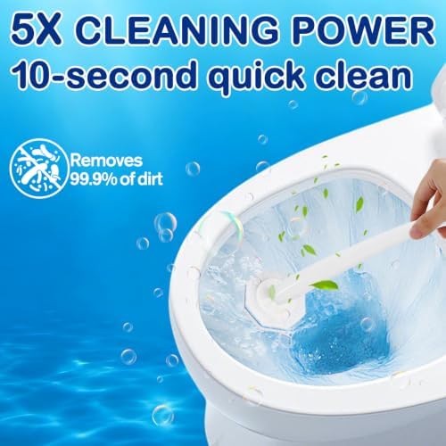 100 Count Toilet Bowl Brush Refills for Clorox, Upgrade 3-Layer Thickened