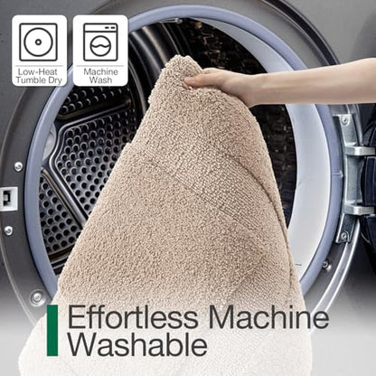 LUMI Ultra Soft Bathroom Rugs Absorbent, Non Slip Bath Mat 24x36, Beige