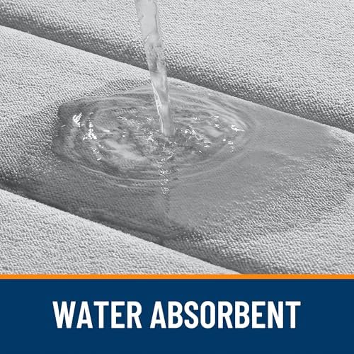OLANLY Memory Foam Large Bath Mat 40x32, Super Soft Absorbent Bathroom Rugs