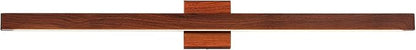 39 Inch Vanity Light for Bathroom 30W Dimmable 5CCT LED Bathroom Light Over Mirror with Up & Down Lighting Brown Wood Finish Vanity Lighting Fixture Bar for Restroom Mirror Cabinet