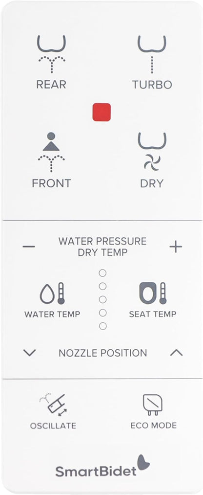 SmartBidet Remote Control Replacement for the SB-1000 Bidet Electronic Toilet Seat Remote