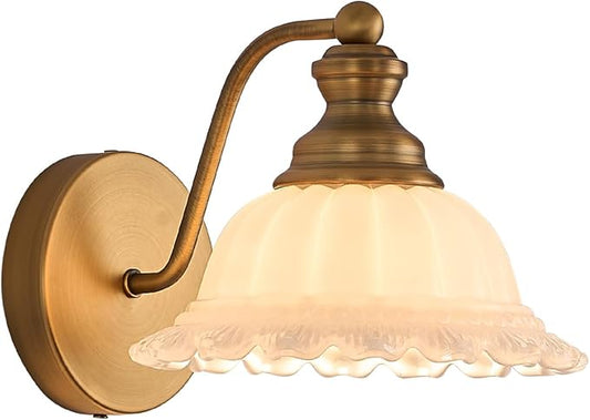 Vanity Light Brass Wall Sconces Vintage Bathroom Sconces