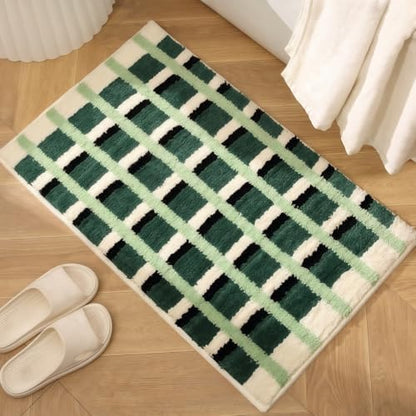 GIB Bathroom Rugs 24"x16", Extra Soft Absorbent Bath Mat for Bathroom Floor