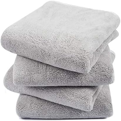 KinHwa Hand Towels for Bathroom, Microfiber Face Towels, 16x30 Inch, 4 Pack